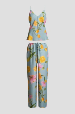 Solene Matte Charmeuse Cami PJ Set
