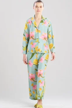 Solene Matte Charmeuse Notch PJ