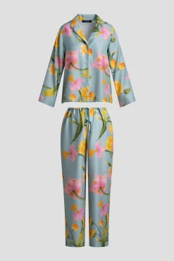 Solene Matte Charmeuse Notch PJ