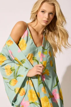 Solene Matte Charmeuse Wrap