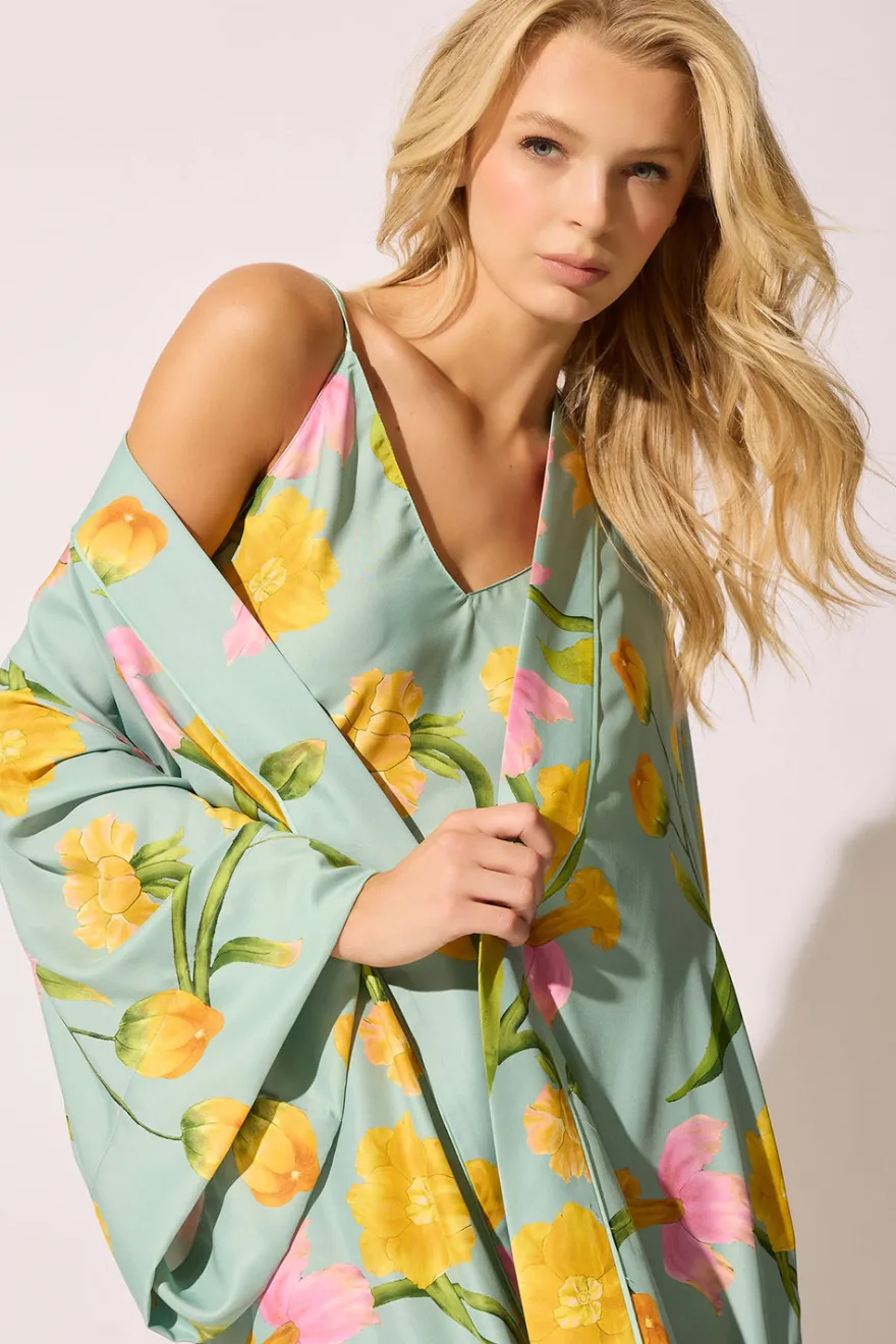 Solene Matte Charmeuse Wrap