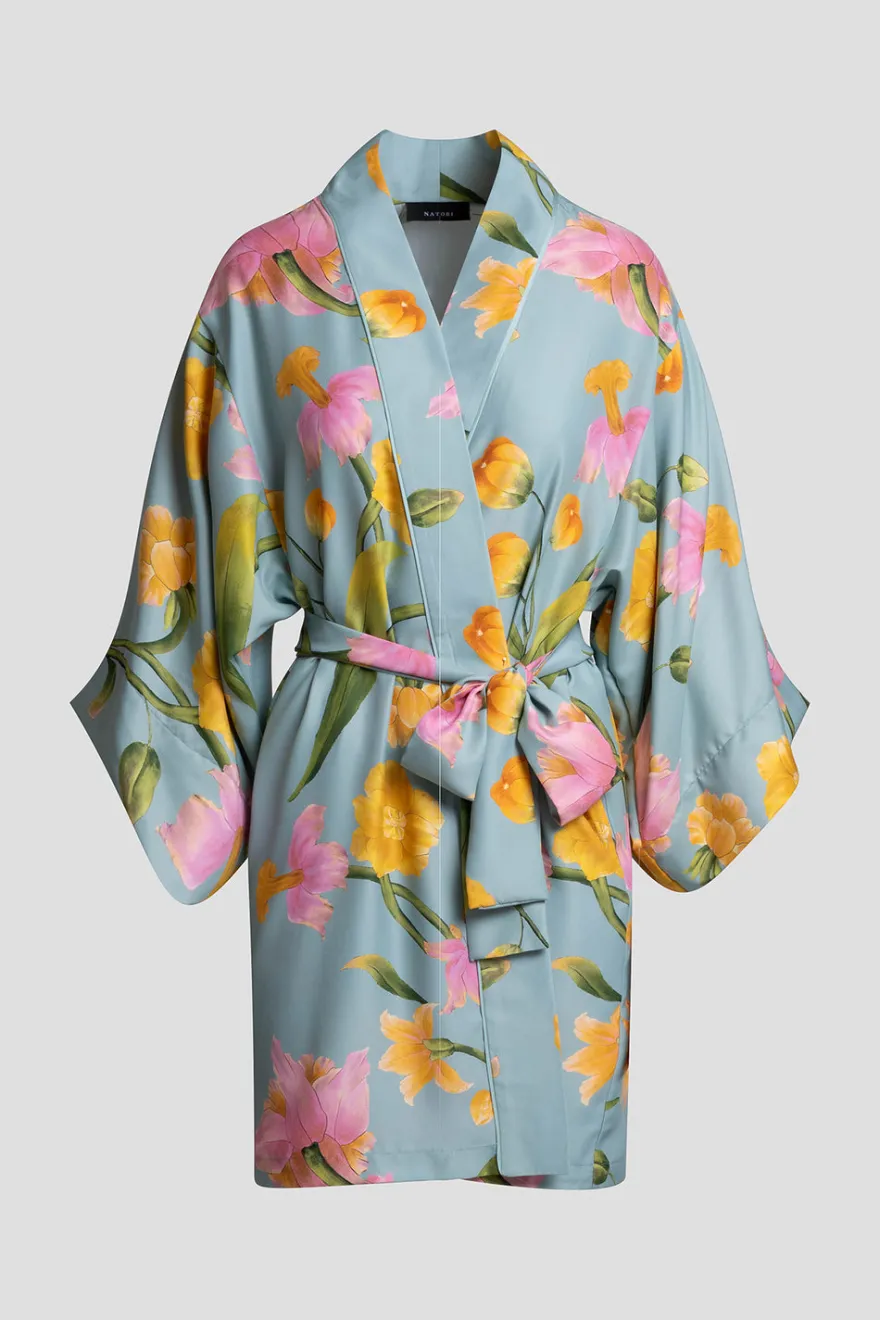 Solene Matte Charmeuse Wrap