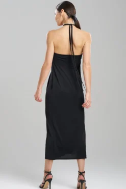 Solid Jersey Halter Dress