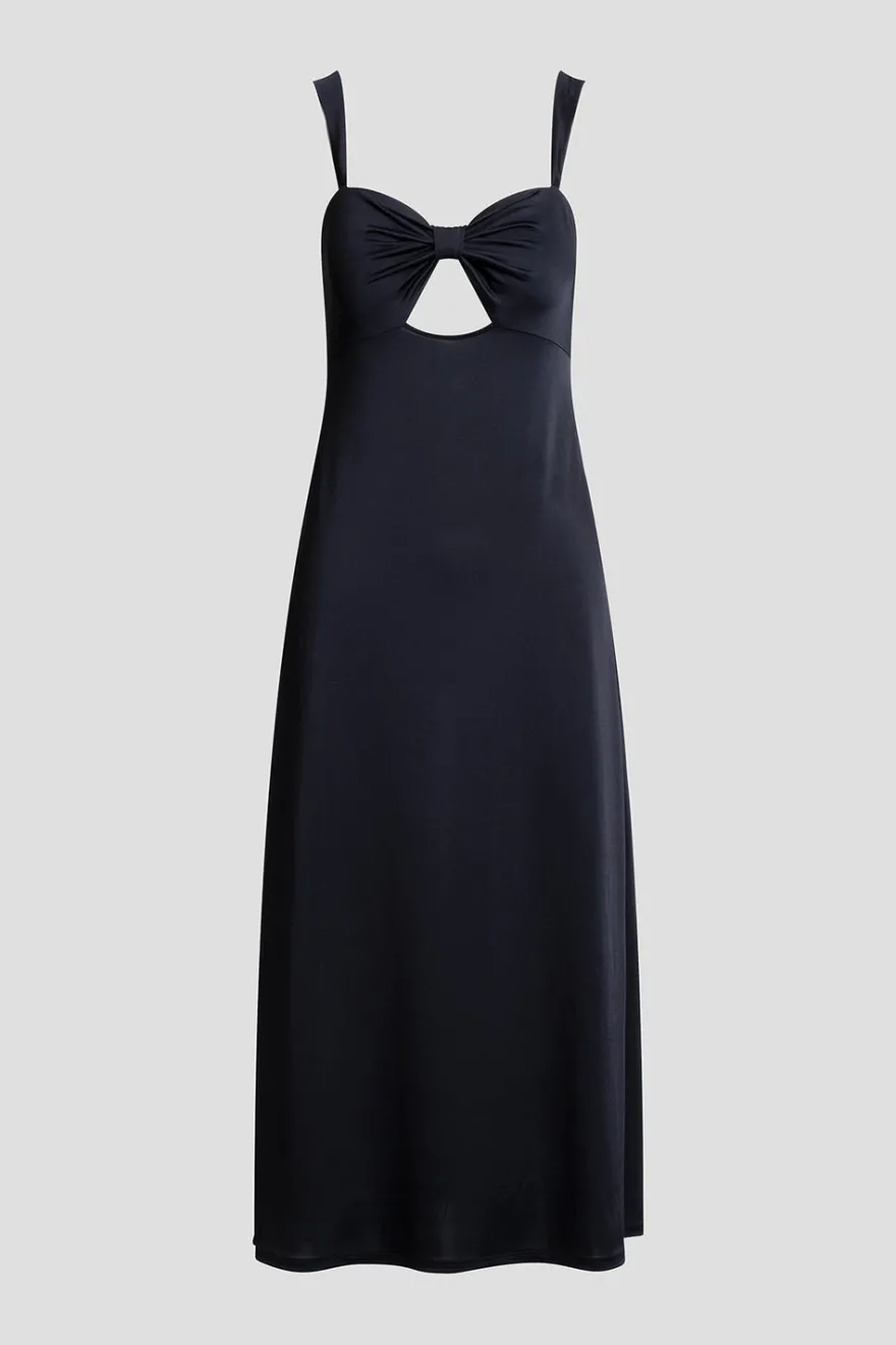 Solid Jersey Maxi Dress