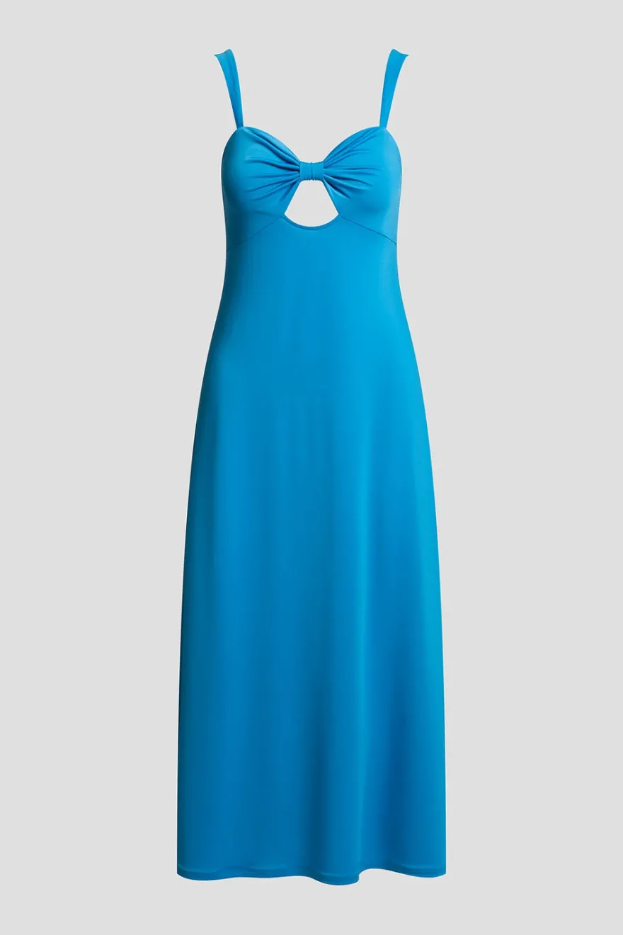 Solid Jersey Maxi Dress