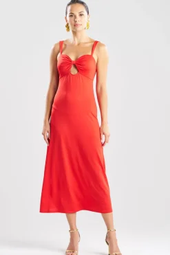Solid Jersey Maxi Dress