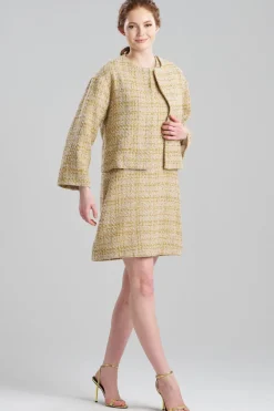 Sparkle Tweed Cropped Jacket