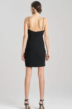 Stretch Crepe Slip Dress