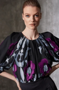 Suzani Jacquard Top