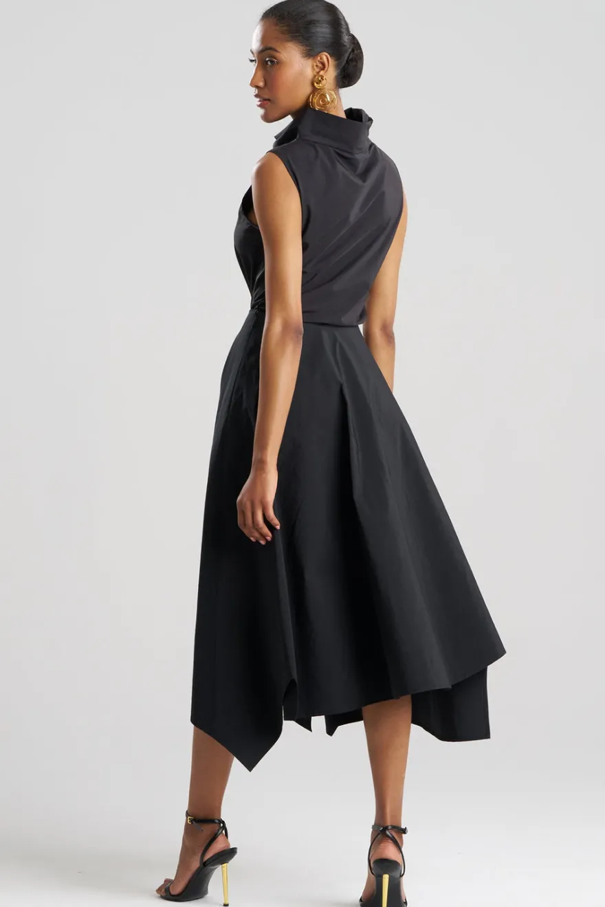 Taffeta Origami Maxi Skirt