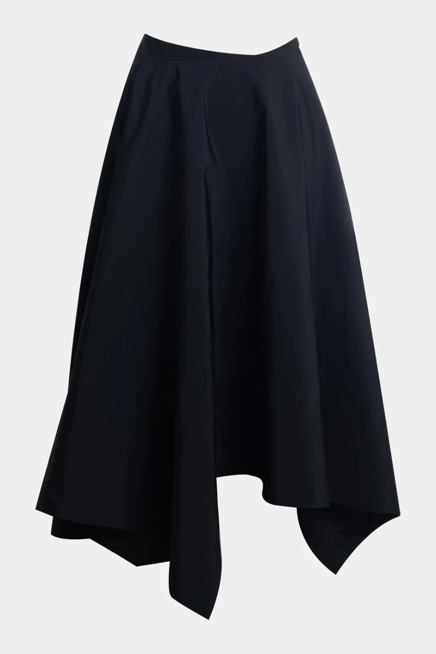 Taffeta Origami Maxi Skirt
