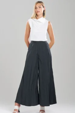 Taffeta Plisse Pants