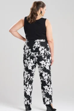Tangier Embroidered Cotton Tapered Pants