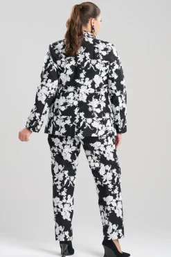 Tangier Embroidered Cotton Tailored Blazer
