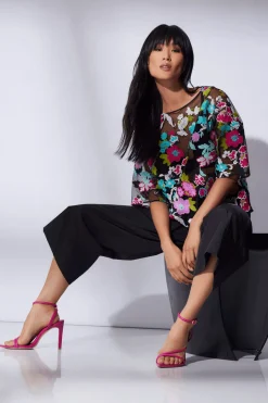 Tangier Embroidered Tulle Top