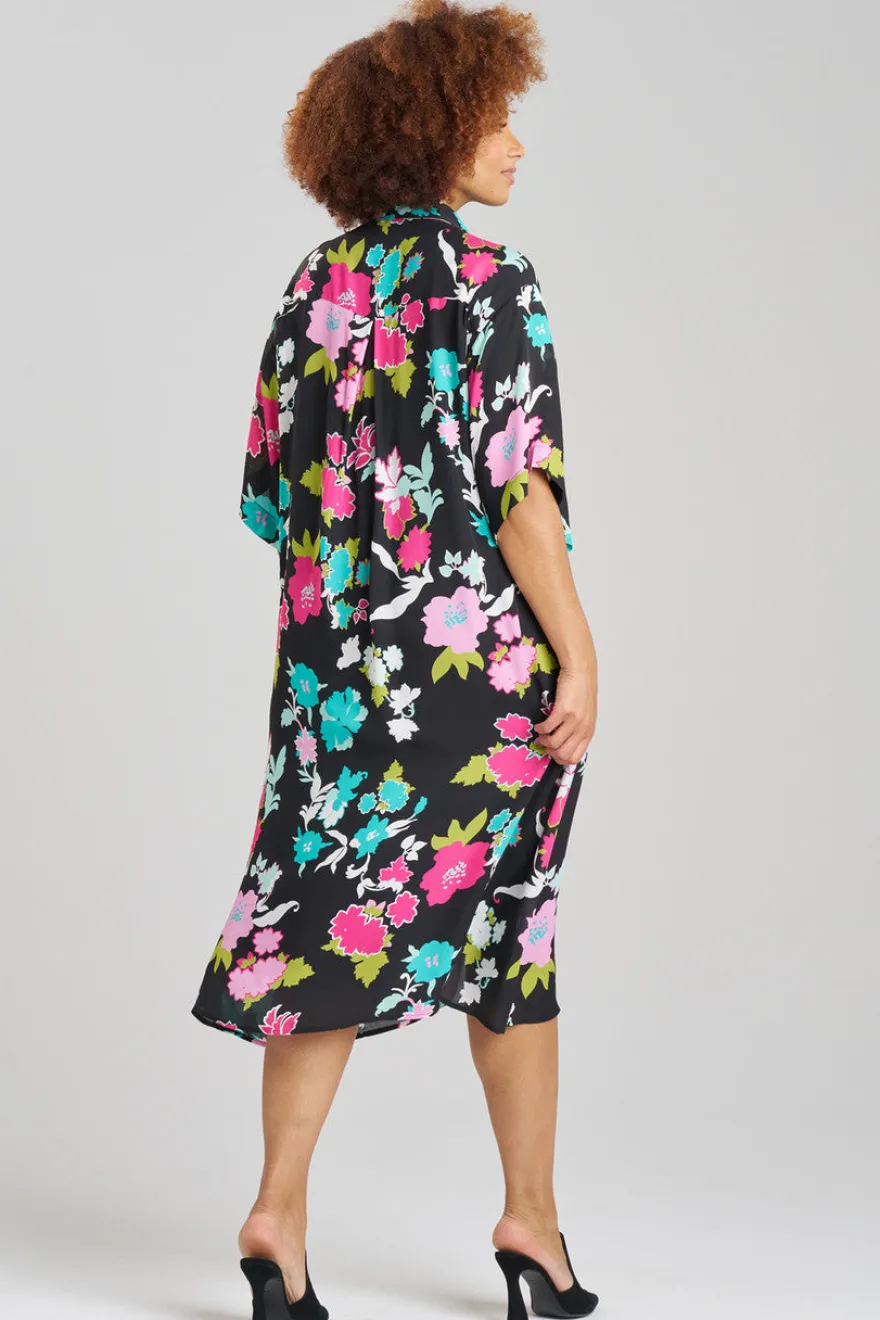 Tangier Printed Silk Georgette Shirtdress