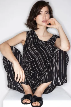 Tate Silk Modal Cowl Top PJ