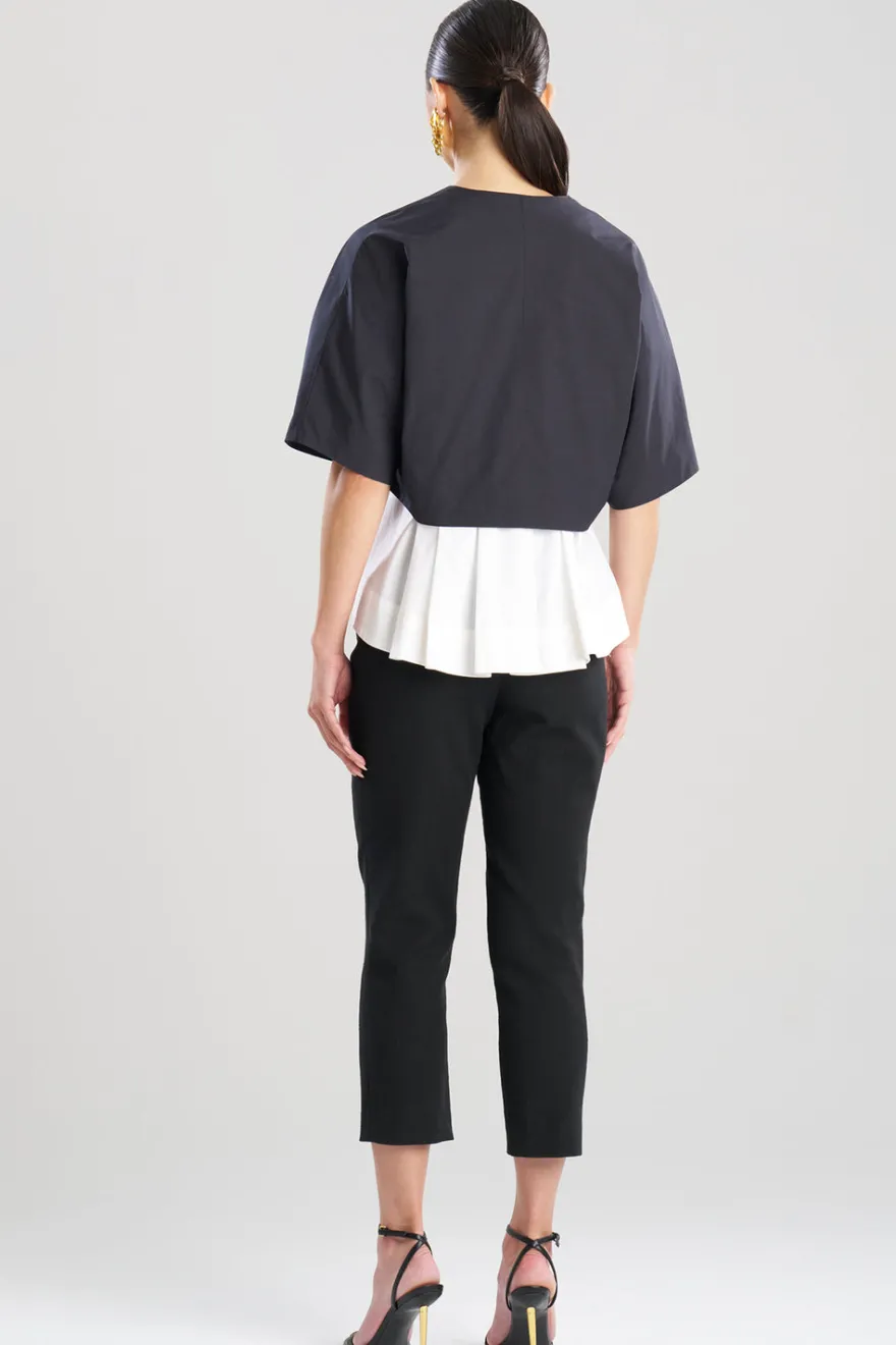 Tech Cotton Taffeta Bolero