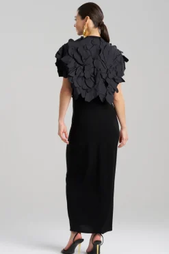Tech Cotton Taffeta Embroidered Floral Bolero