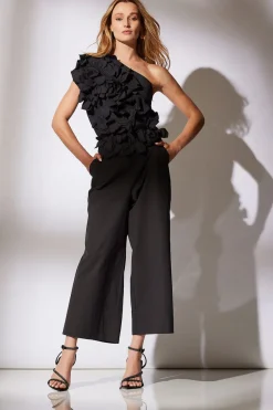 Tech Cotton Taffeta Pull Over Cropped Pants