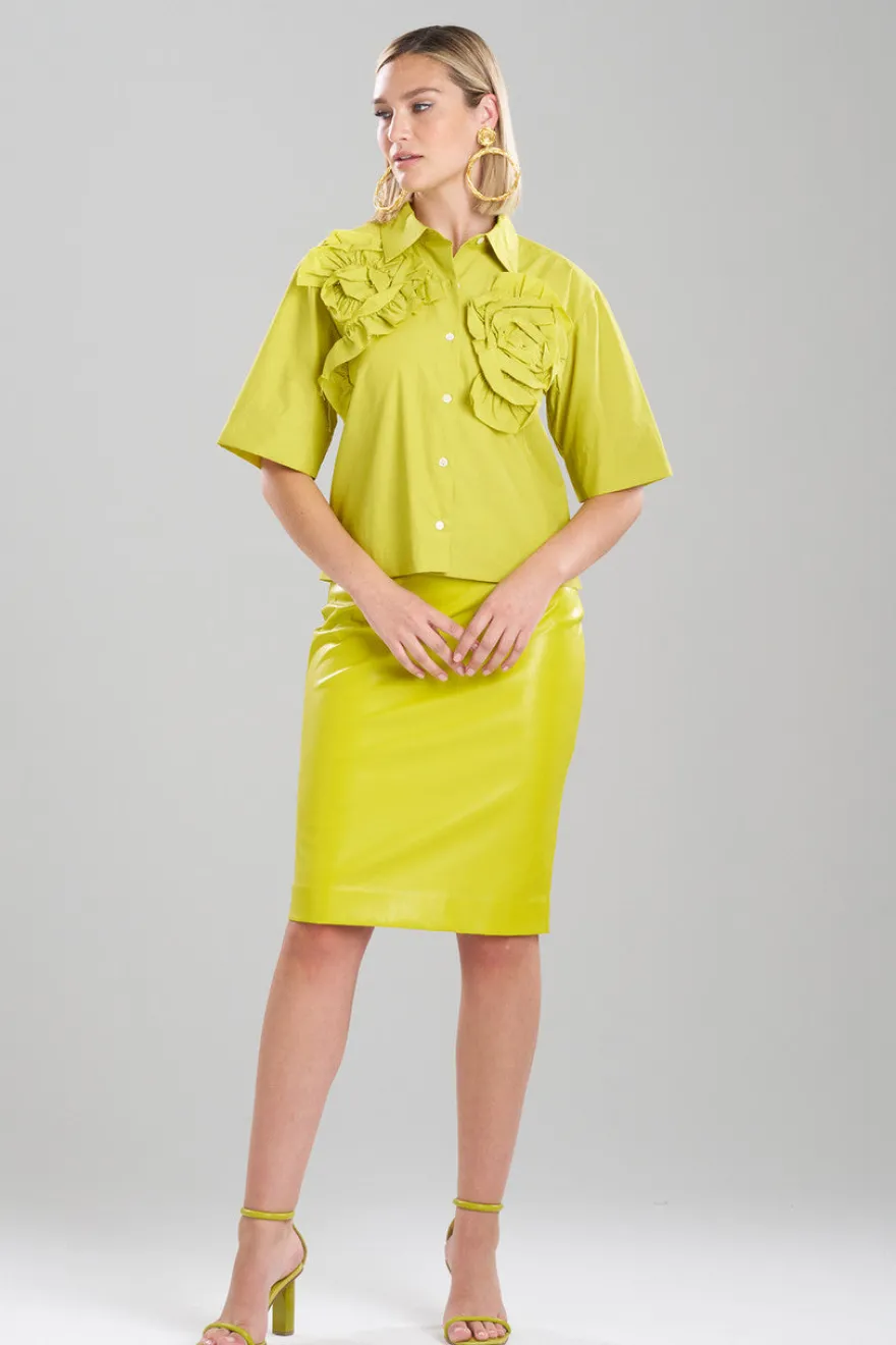 Techno Poplin Embroidered Shirt