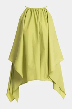 Techno Poplin Handkerchief Top