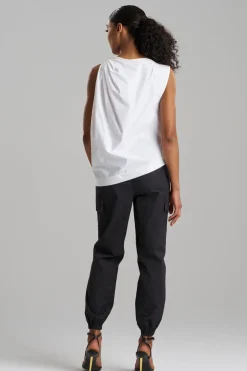 Techno Poplin Origami Top