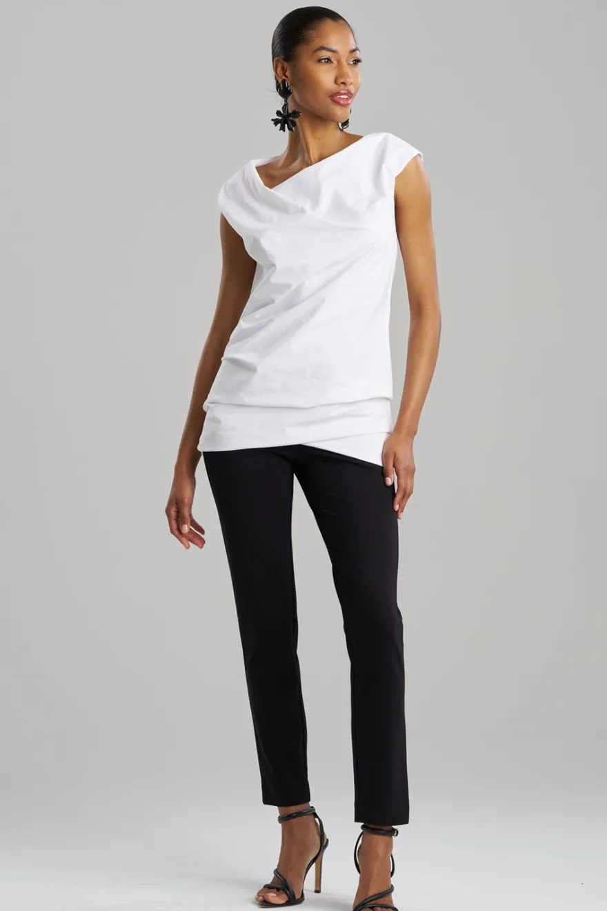 Techno Poplin Origami Tunic