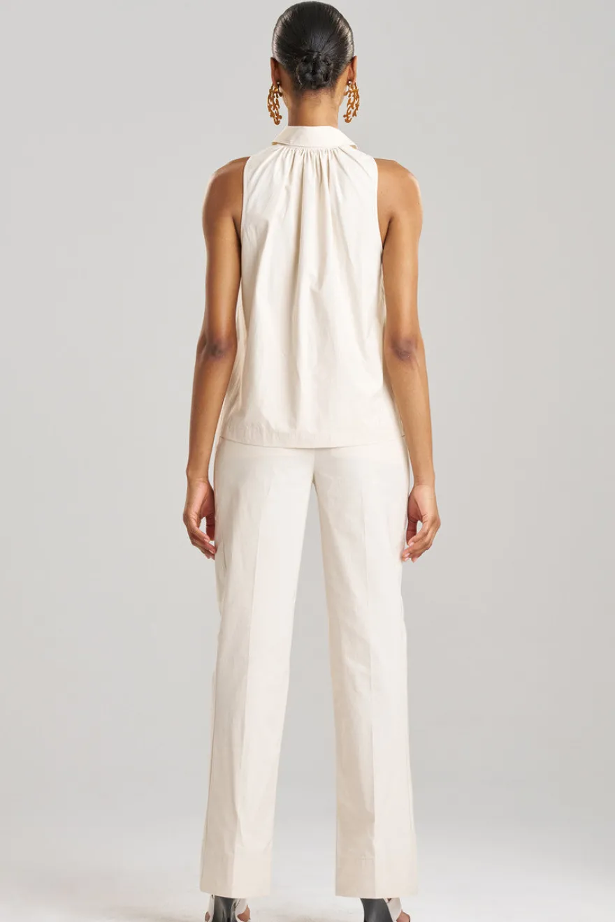 Techno Poplin Sleeveless Shirt