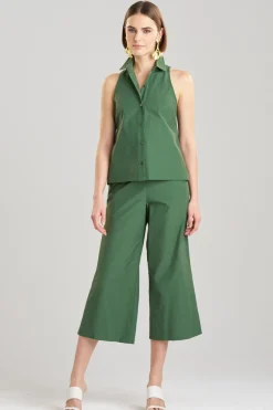 Techno Poplin Sleeveless Shirt