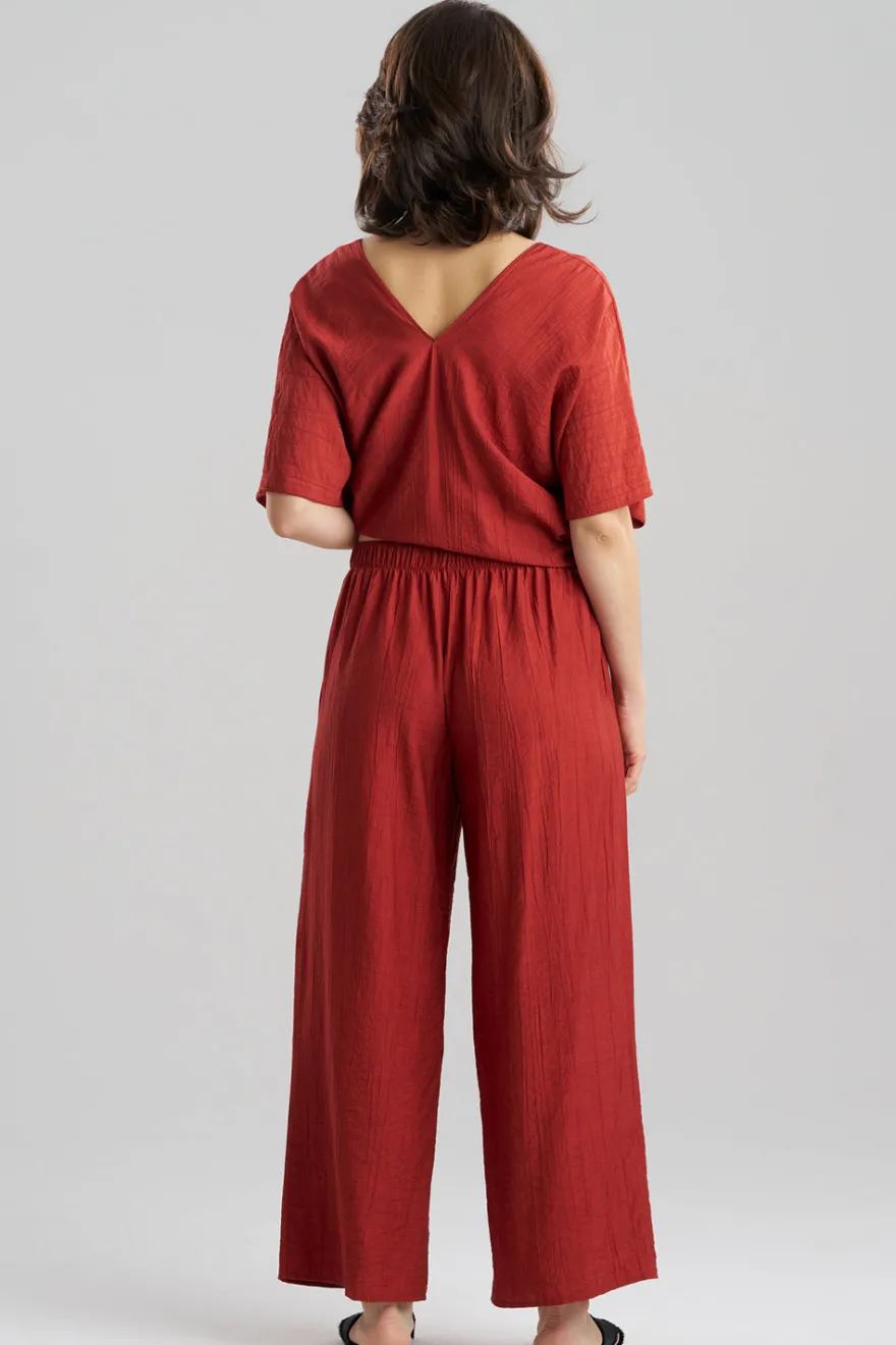 Terra Foil Crinkle Pants