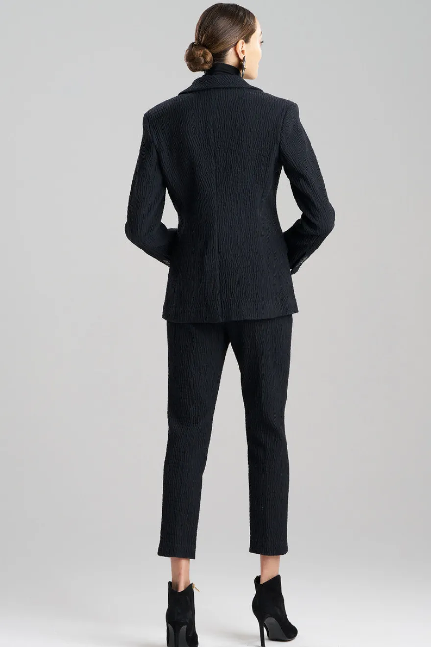Textured Cotton Jacquard Jacket