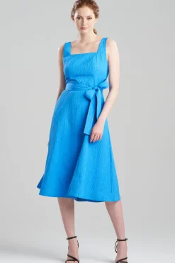 Textured Jacquard Square Tank Dress