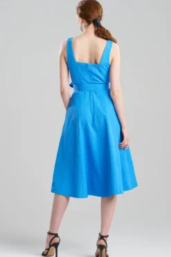 Textured Jacquard Square Tank Dress