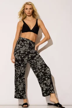 Toile Printed Satin Pants