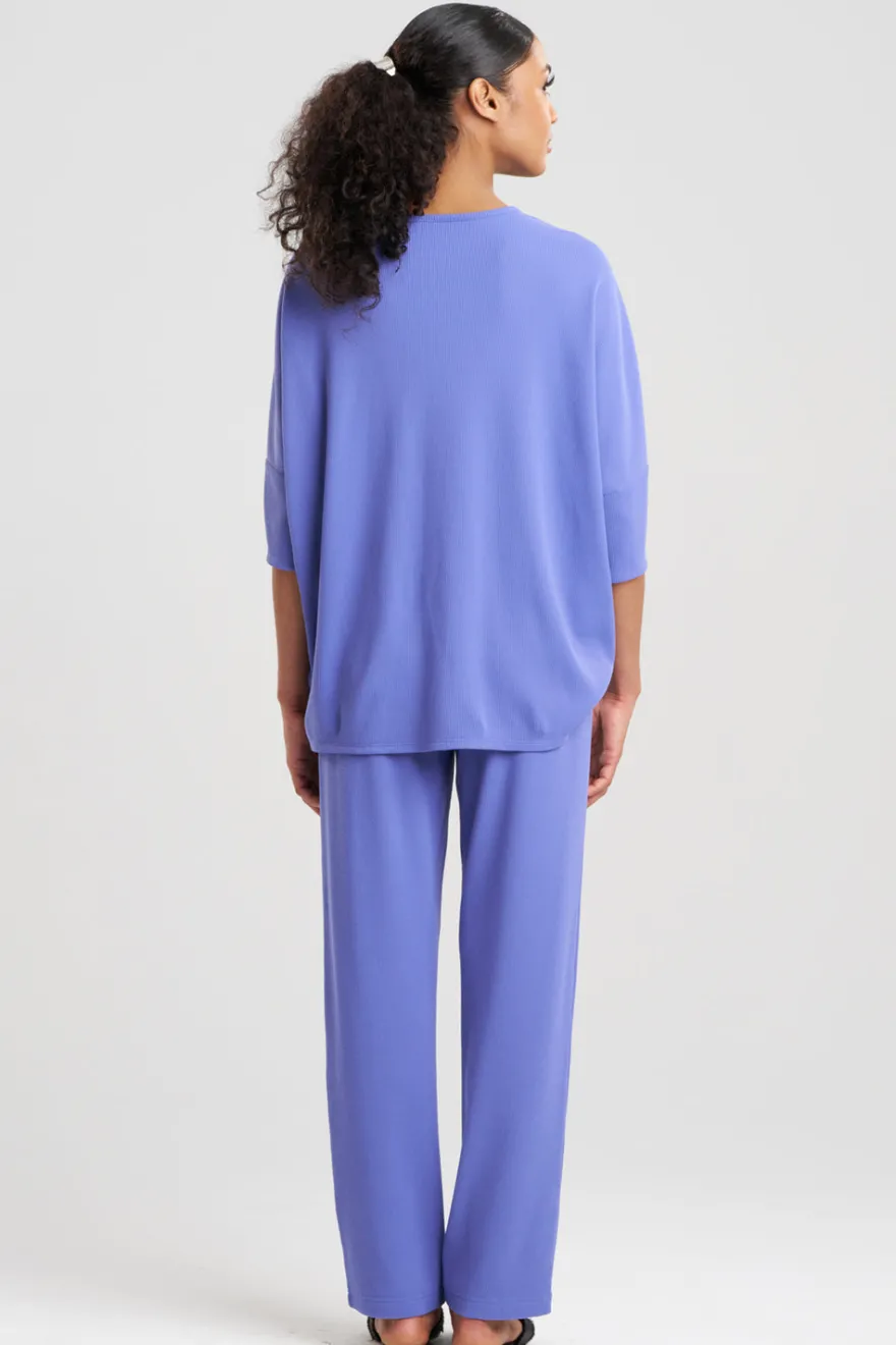 Tranquility Waffle V-Neck Top