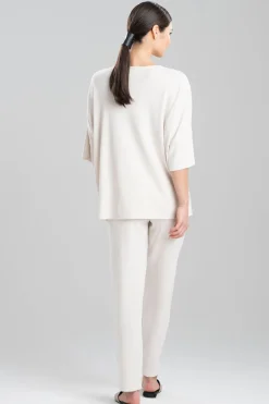 Tranquility Waffle V-Neck Top