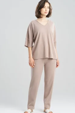 Tranquility Waffle V-Neck Top