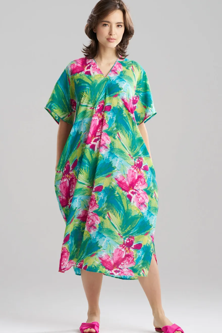 Tropic Crinkle Caftan