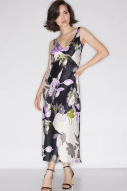 Tsubaki Satin Tank Slip Dress
