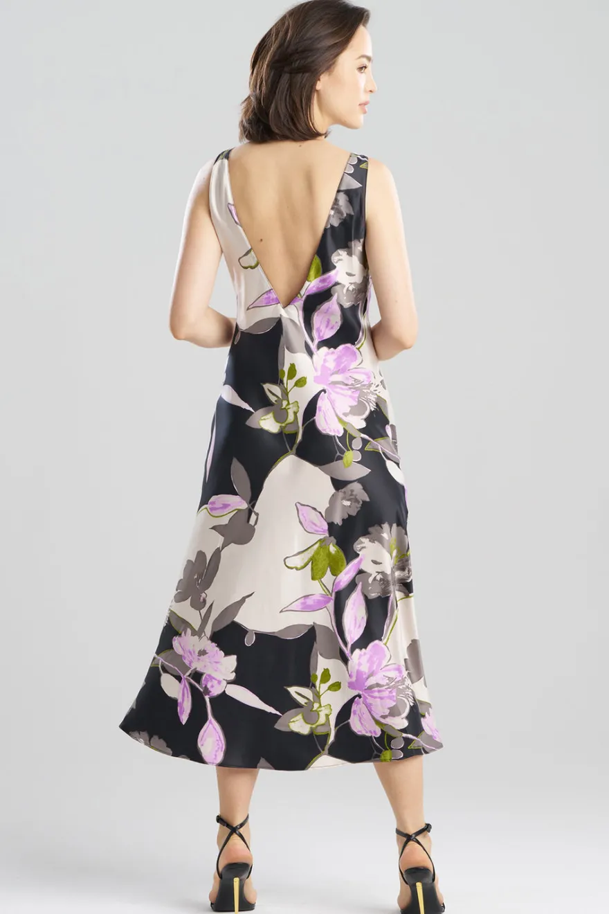 Tsubaki Satin Tank Slip Dress
