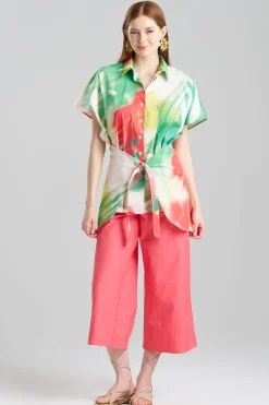Usami Cotton Kimono Wrap Shirt