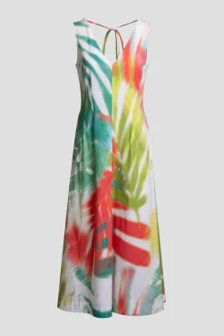 Usami Cotton V-Neck Maxi Dress
