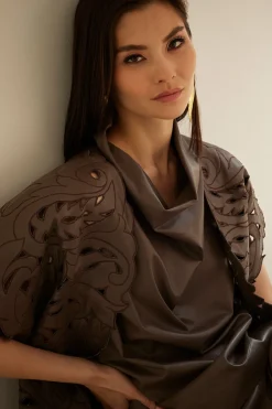 Vegan Luxe Lambskin Funnel Top