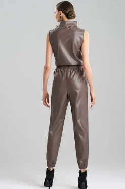 Vegan Luxe Lambskin Jogger Pants