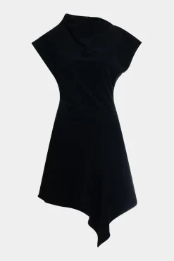 Vegan Luxe Suede Asymmetric Dress