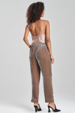 Velvet Pull On Pants