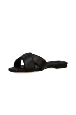 Vitta Nappa Leather Slide Sandals