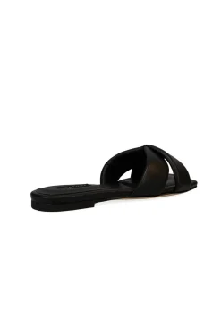 Vitta Nappa Leather Slide Sandals