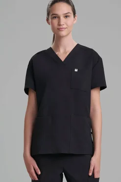 Women's 3-Pocket V-Neck Scrub Top